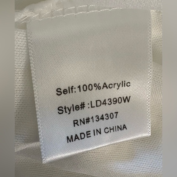 NEW w/TAGS Line & Dot Karolina White Crochet Dress Size Medium - Picture 6 of 9